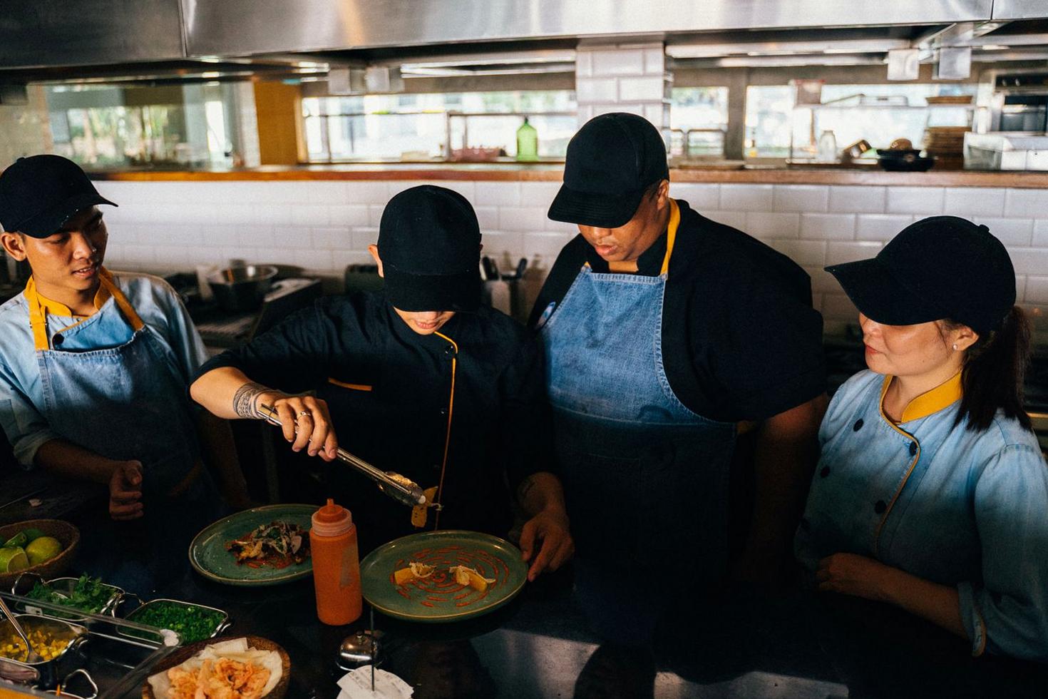 Chef plating